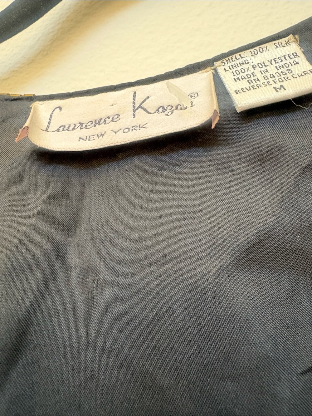 Laurence Kazar Multicolor Sequin Blazer with Gold Accents VINTAGE - Picture 3 of 8